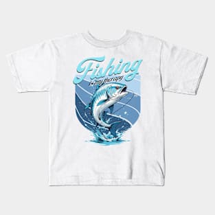 Live, Love, Fish! Kids T-Shirt